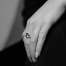 Studio by Gulldia - Edge Ring i sølv, Justerbar thumbnail