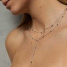 Shapes by Gulldia - Heat Double Chain Smykke i sølv thumbnail