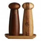 Aida - Raw Teak keramisk kvernsett, 3 deler thumbnail