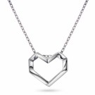 Pan Jewelry - Smykke i sølv med hjerte og zirkonia thumbnail