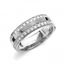 GD Forever - Giftering i hvitt gull med dia. 0,28ct WSI, 6mm thumbnail