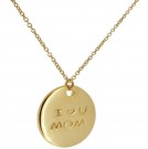 Goldstory - Charms I Love You Mom i forgylt sølv thumbnail