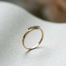 Pan Jewelry - Ring i gull med dia 0,04ct thumbnail