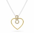Pan Jewelry - Smykke i gull med zirkonia hjerte thumbnail