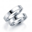 GD Forever - Giftering i hvitt gull, 4mm thumbnail
