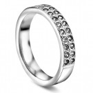 Moments by Pan Jewelry - Giftering i hvitt gull med dia. 0,56ct WSI, 4mm thumbnail