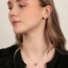 Snö of Sweden - Elaine Small Øreringer i forsølvet messing thumbnail