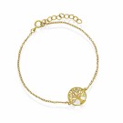 Pan Jewelry - Livets Tre Armbånd i sølv med zirkonia thumbnail