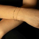 Shapes by Gulldia - Heat Double Chain Armbånd i sølv thumbnail