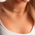 Pan Jewelry - Miami Halskjede i forgylt sølv thumbnail