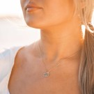 Serenity by Gulldia - Lotus Smykke i sølv, Rosenkvarts thumbnail