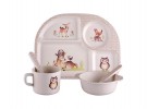Muurla - Wood Friends Servise i melamin, 5 deler thumbnail