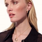 Sif Jakobs - Glorenza Piccolo Øreringer i sølv med zirkonia, 18k gullbelagt thumbnail