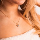 Pan Jewelry - Smykke i gult- og hvitt gull, hjerte thumbnail