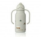 Liewood - Kimmie Drikkeflaske m/håndtak 250ml, Vehicles/Dove Blue thumbnail