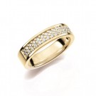 GD Forever - Giftering i gult gull med dia. 0,28ct WSI, 5mm thumbnail
