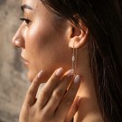 Gulldia - Fairy Øredobber i sølv med glasskrystall thumbnail