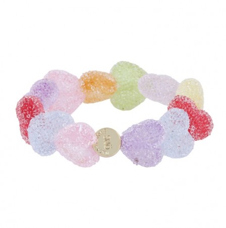 Snö of Sweden - Sugar Hearts Elastisk Armbånd, Mix