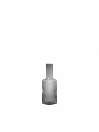 Ferm Living Ripple Carafe - Smoked Grey