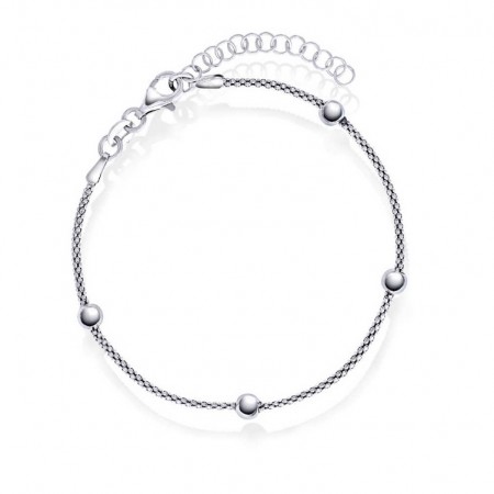 Pan Jewelry - Armbånd i sølv med kuler