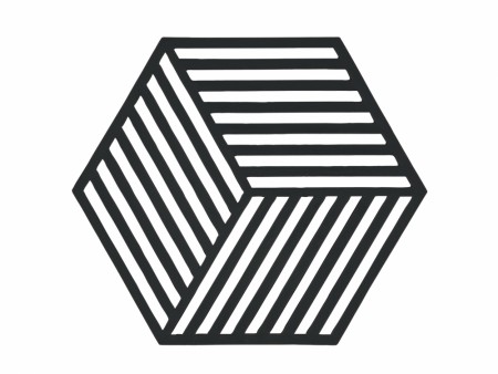 Zone Hexagon Gryteunderlag Svart
