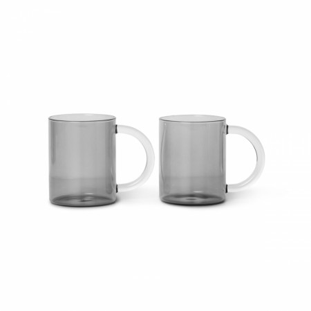 Ferm Living - Still Mug Set of 2, Smoked Grey