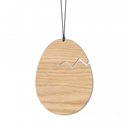 Felius Design - Påskeegg, eik - 2 stk.