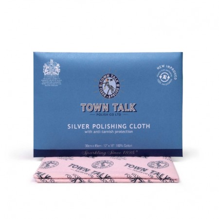 Town Talk - Pusseklut til sølv, 30x45cm