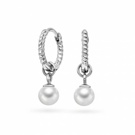 Pan Jewelry - Øreringer i sølv med perle