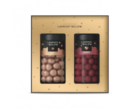 Lakrids by Bülow - Black Box Classic Caramel & Crispy Raspberry