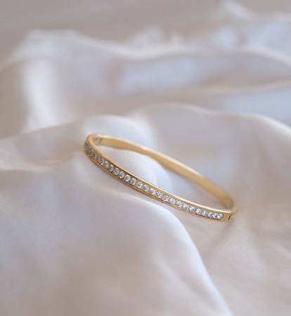 Goldstory - SHINE Armring i forgylt stål