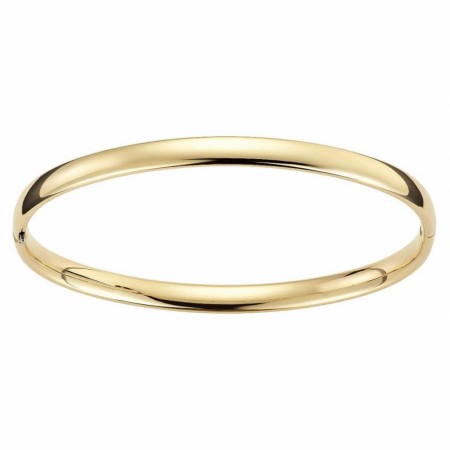 Pan Jewelry - Armring i gull oval, 5mm