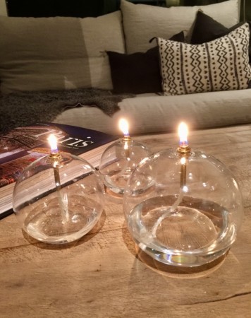 Peri Design - Oljelampe Ball Brass Small