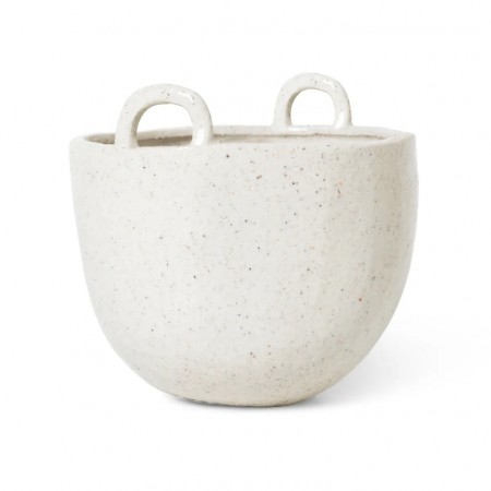 Ferm Living - Speckle Pot Small, Offwhite