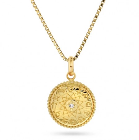Pan Jewelry - Smykke i forgylt sølv med zirkonia horoskop