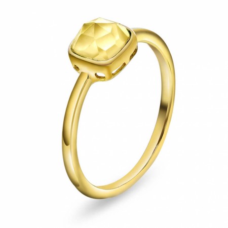 Sandra Lyng x Pan Jewelry - Ring i forgylt sølv med citrin, GLEDE