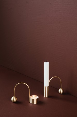 Ferm Living Balance Tealight Holder - Brass