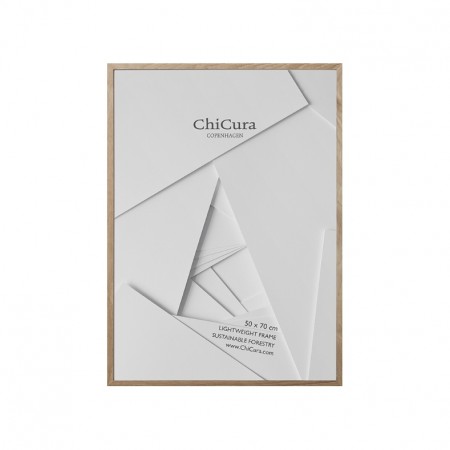 ChiCura - Ramme 50x70cm m/Glass, Eik