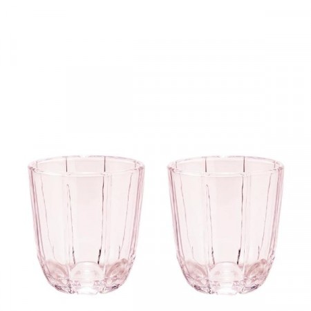 Holmegaard - Lily Vannglass 2 stk, Cherry Blossom