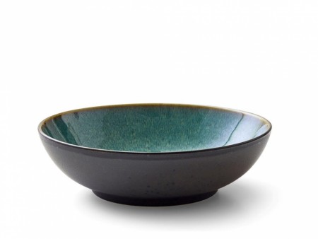 BITZ Salatbolle Dia. 24 x 6 cm Svart/grønn