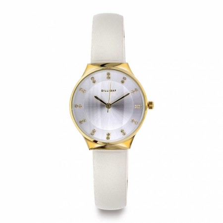 Dilligaf - Klokke med beige rem