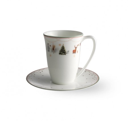 Wik & Walsøe Julemorgen Kopp med skål 20 cl