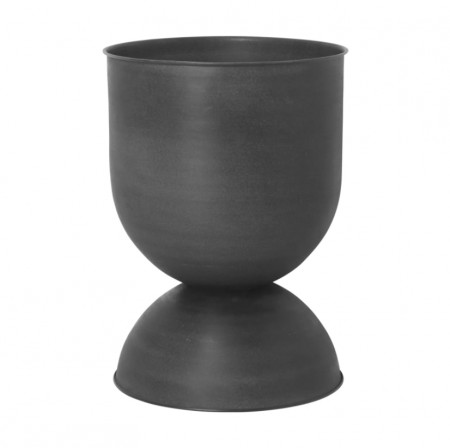 Ferm Living - Hourglass Pot Black, Medium