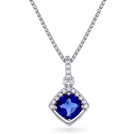 Pan Jewelry - Smykke i sølv med blå zirkonia