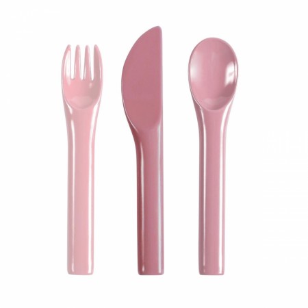 Melaminbestikk, vintage rose