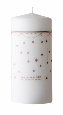 Wik & Walsøe - Julemorgen Kubbelys, 7x14cm
