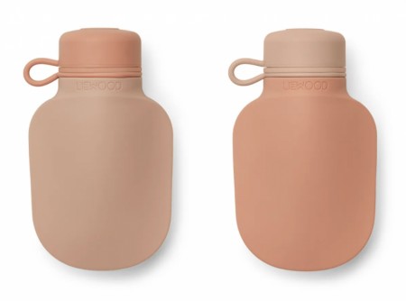 Liewood - Silvia Smoothieflasker 2pk, Rosa Mix