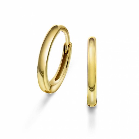 Pan Jewelry - Øreringer i forgylt sølv, 15mm