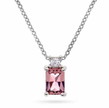 Gulldia - Smykke i sølv med rosa zirkonia