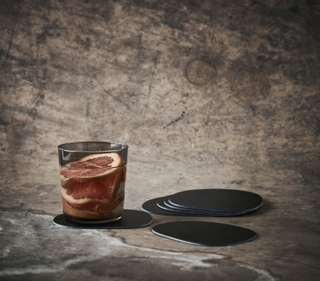 Aida - Raw glasbrikker - Svarte 6 pk